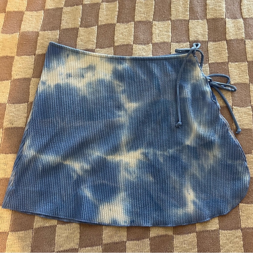Aerie - Blue Tie-Dye Women's Coverup Skirt